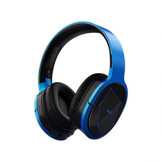 Навушники накладні,безпровідні з мікрофоном Bluetooth Proda PD-BH200 Maiku, сині. . фото 5
