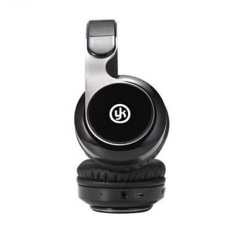Навушники накладні, безпровідні з мікрофоном YK-H3,чорні. . фото 3