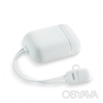 Чохол Remax RC-A6 для навушників Apple AirPods з Lightning кабелем. Силіконовий . . фото 1