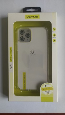 Чохол Usams US-BH522 Clear iPhone 11 Pro надзвичайно легкий, але досить міцний, . . фото 3