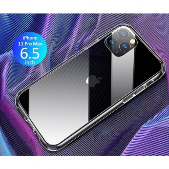 Чохол Usams US-BH524 Clear iPhone 11 Pro Max - надзвичайно легкий, але досить мі. . фото 6