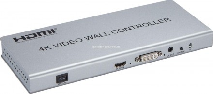 HDVW2X2 Контролер відеостін 2X2 4K HDMI / DVI, 3 режими підключення: 2x2; 1x2; 1. . фото 4
