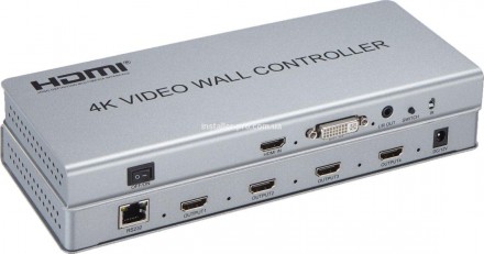 HDVW2X2 Контролер відеостін 2X2 4K HDMI / DVI, 3 режими підключення: 2x2; 1x2; 1. . фото 2