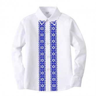 Стильная рубашка с индивидуальным принтом украинской вышивки придется по душе лю. . фото 2