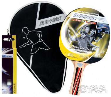 
	Набор для настольного тенниса Donic Top Team 500 Gift Set - это качественный н. . фото 1
