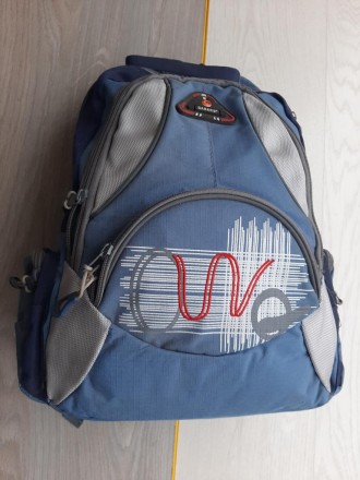 Городской рюкзак (синий)_

Практичный, хорошее качество
крепкая ткань
Размер. . фото 2