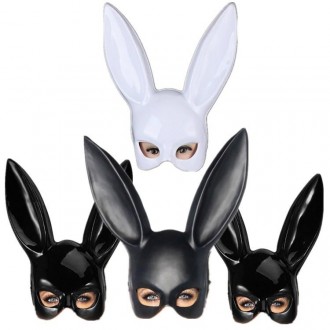 Маска Секси Кролик Симпатичная маска Кролика с длинным ухом, модная и уникальная. . фото 7