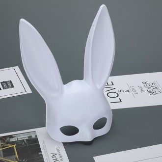 Маска Секси Кролик Симпатичная маска Кролика с длинным ухом, модная и уникальная. . фото 2