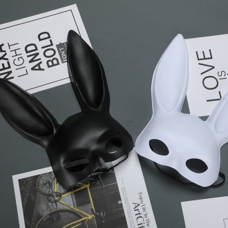 Маска Секси Кролик Симпатичная маска Кролика с длинным ухом, модная и уникальная. . фото 5