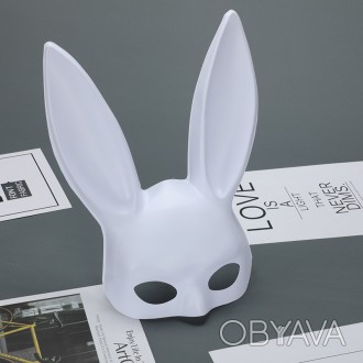 Маска Секси Кролик Симпатичная маска Кролика с длинным ухом, модная и уникальная. . фото 1