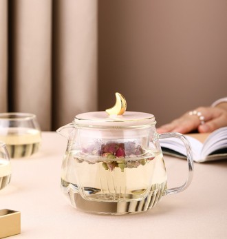 Чайний набір 
Чайний набір виготовлений зі скла та кераміки, які мають особливу . . фото 5