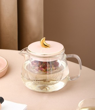 Чайний набір 
Чайний набір виготовлений зі скла та кераміки, які мають особливу . . фото 6