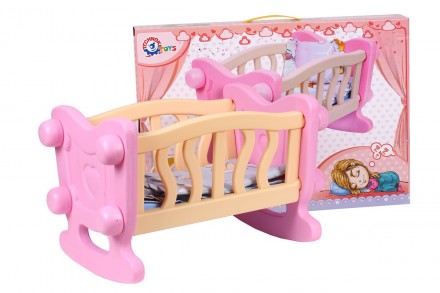 Ліжко для ляльки до 40 см від виробника ТехноК Іграшка "Ліжечко для ляльки Техно. . фото 2