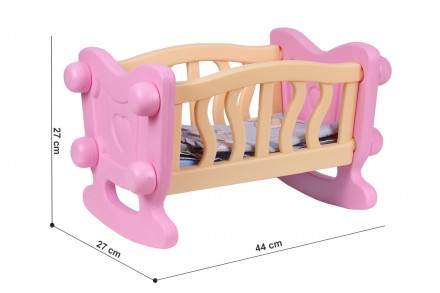 Ліжко для ляльки до 40 см від виробника ТехноК Іграшка "Ліжечко для ляльки Техно. . фото 4