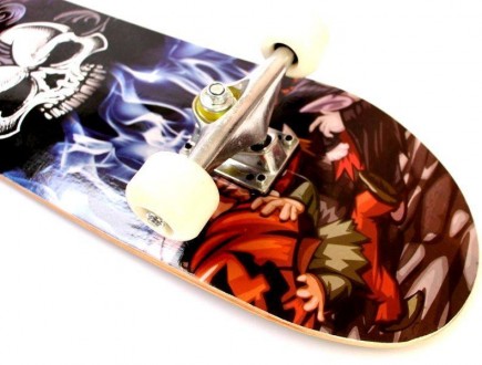 Скейт "Skull" с защитой в комплекте. Нагрузка до 85 кг
Оригинальный и недорогой . . фото 4