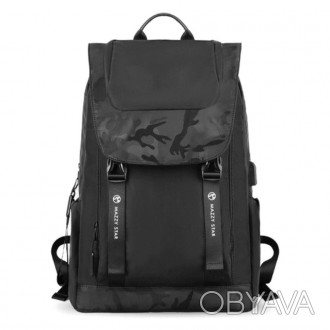 Рюкзак Mazzy Star MS6812Новый черный рюкзак от бренда Mazzy Star дополнит ваш ст. . фото 1