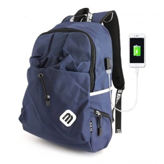 Рюкзак Mark Ryden MR6008 DarkBlueОригинальный и удобный рюкзак. USB-порт. Люкс-к. . фото 2