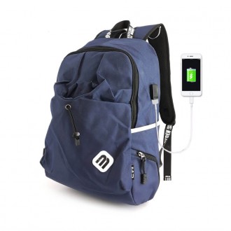 Рюкзак Mark Ryden MR6008 DarkBlueОригинальный и удобный рюкзак. USB-порт. Люкс-к. . фото 7
