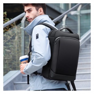 Рюкзак-сумка Mark Ryden Del Mar MR1862Новый черный мужской рюкзак сумка от бренд. . фото 7
