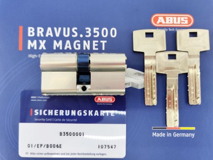 Сердцевина для замка Abus Bravus 3500 MX Magnet ключ/ключ 
 
 
Abus Bravus 3500 . . фото 3