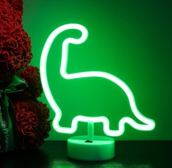 Ночник неоновый лампа светильник Динозавр
 
Характеристика
Материал: гибкий LED
. . фото 2