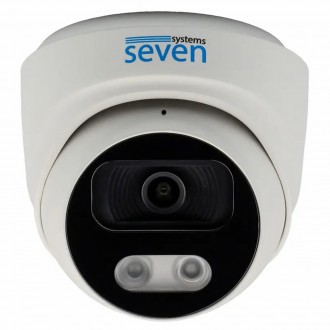 IP-видеокамера 5 Мп для улицы и внутрь помещений SEVEN IP-7215PA PRO white (2,8). . фото 2