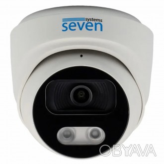 IP-видеокамера 5 Мп для улицы и внутрь помещений SEVEN IP-7215PA PRO white (2,8). . фото 1