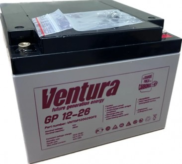 Аккумуляторная батарея 12В/26Ач Ventura GP 12-26
 
Ventura GP 12-26 - аккумулято. . фото 6