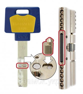 Цилиндр MUL-T-LOCK ключ/тумблер
 
Цилиндр Mul-t-lock Interactive+ стандарта High. . фото 5