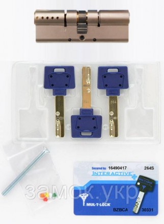 Цилиндр MUL-T-LOCK ключ/ключ
 
Цилиндр Mul-t-lock Interactive+ стандарта High Se. . фото 3