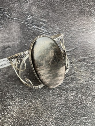  Пропонуємо Вам придбати браслет-манжет з натуральним гіперстеном у сріблі. 
 Ви. . фото 7