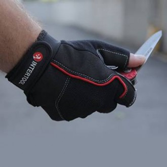 Перчатки без пальцев INTERTOOL SP-0145 изготовлены из высококачественной экокожи. . фото 7