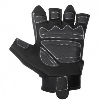 Перчатки без пальцев INTERTOOL SP-0145 изготовлены из высококачественной экокожи. . фото 4