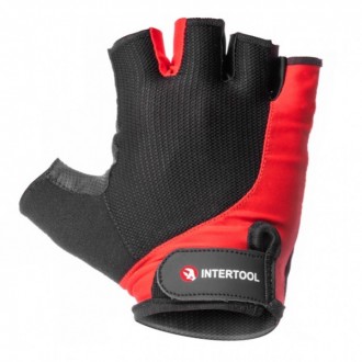 Перчатки без пальцев INTERTOOL SP-0144 изготовлены из высококачественной экокожи. . фото 3