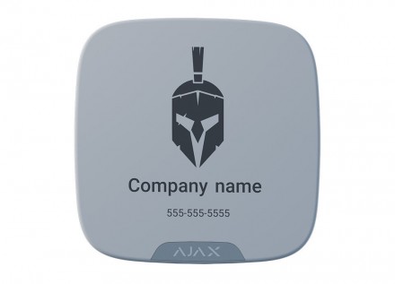 Панель лицевая Ajax Brandplate для брендирования уличной сирены StreetSiren Doub. . фото 6