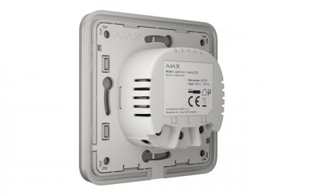 Умный двойной выключатель Ajax LightSwitch серый
 
Ajax LightSwitch - умный выкл. . фото 4