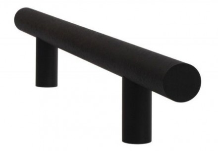 Черная матовая ручка-скоба Wala PA10 (Ø30) 90° двухсторонняя с креплением 
 
Wal. . фото 5