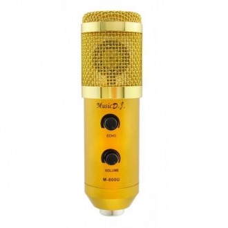Микрофон DM 800U подойдет для домашней и студийной звукозаписи. Его можно исполь. . фото 7