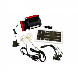 Ліхтар ручний світлодіодний Yajia YJ-1902T із сонячною панеллю й USB Power Bank
. . фото 10