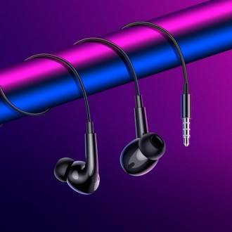 Дротові вакуумні навушники Hoco Crystal Sound M101 Pro виконані в елегантному і . . фото 6