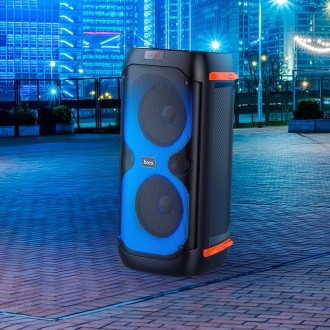Акустика-караоке НОСО Manhattan wireless dual mic outdoor BT speaker BS53 поєдну. . фото 4