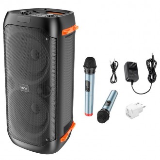 Акустика-караоке НОСО Manhattan wireless dual mic outdoor BT speaker BS53 поєдну. . фото 8