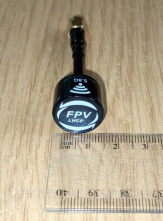 Антенна 5.8G FPV 3 dBi Lollipop 3-го поколения LHCP SMA, 60 мм.Характеристики:
Д. . фото 4