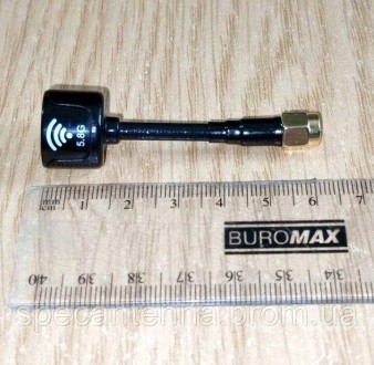 Антенна 5.8G FPV 3 dBi Lollipop 3-го поколения LHCP SMA, 60 мм.Характеристики:
Д. . фото 3