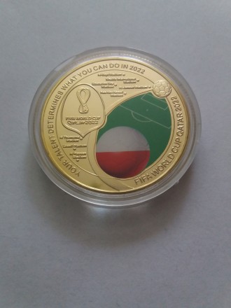 Набір монет Чемпіонат світу з футболу 2022. Монети нові Капсули не відкривалися.. . фото 5