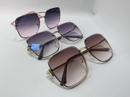 Солнцезащитные женские квадратные очки
защита от ультрафиолета uv400;
линзы поли. . фото 6