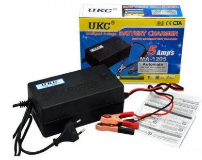 
Зарядний пристрій для акумулятора 12 V, 5 А UKC MA-1205A
Опис Зарядного пристро. . фото 4