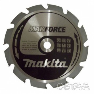 Пиляльний диск Makita MAKForce 190 мм 12 зубів (B-08218):
переваги
	
	Широкий ас. . фото 1