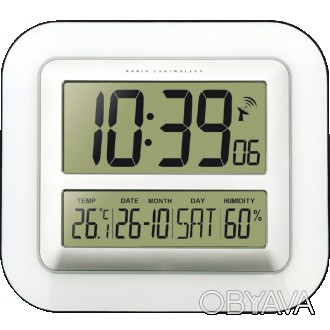 Радиоуправляемые настенные часы Technoline WS8006 Silver 
 
DCF-77 Радиоуправляе. . фото 1