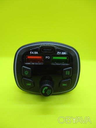 Трансміттер-модулятор для автомобіля.
USB отвір для заряджання телефона
USB от. . фото 1